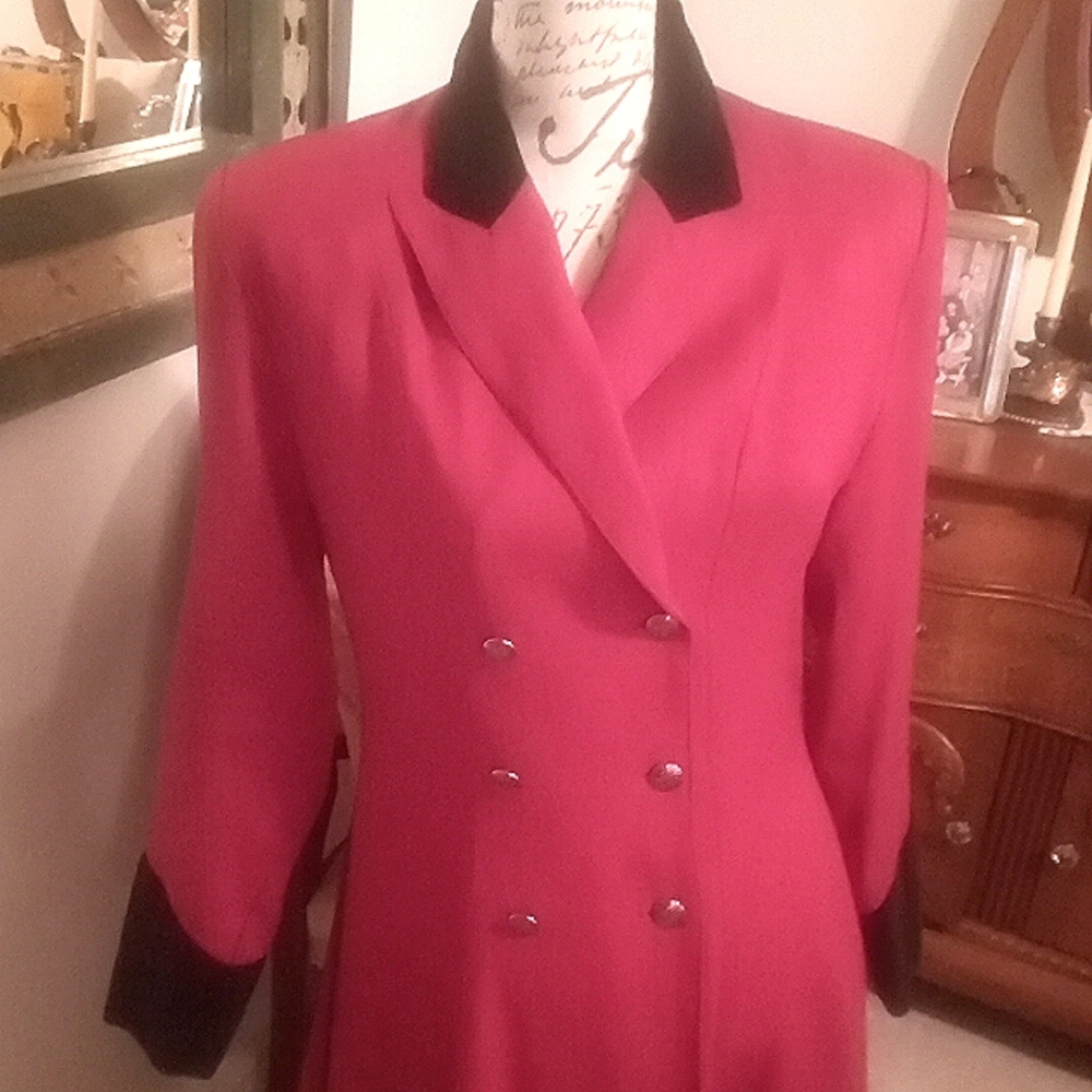 Style Works BURGANDY DRESS SZ 8